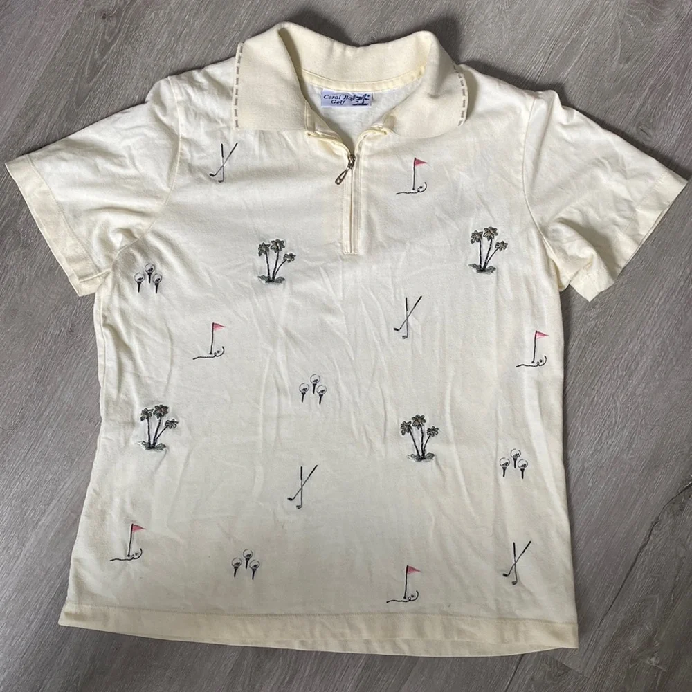 Coral Bay Golf Women’s Embroidered Polo - Picture 2 of 6